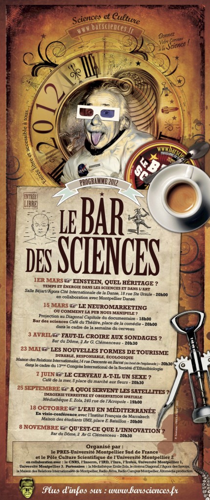 affiche bar des sciences 2012 montpellier